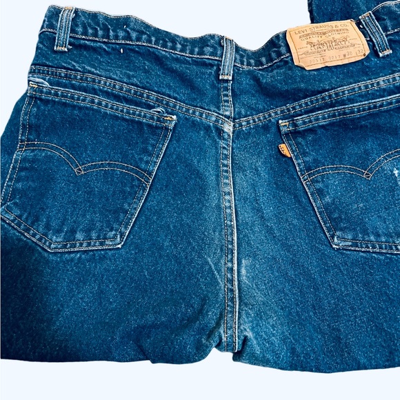 Vintage 1980s Levi’s Orange Tag Bootcut Jeans Size 38/32 - Picture 5 of 10
